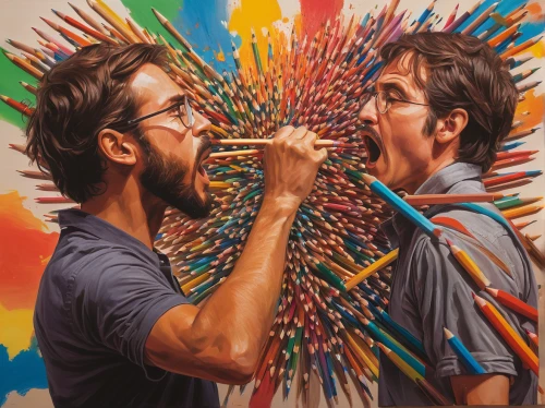 coloured pencils,colored pencils,colourful pencils,smoke art,color pencils,kaleidoscope art,psychedelic art,color pencil,colour pencils,oil painting on canvas,colored crayon,exploding head,popular art,pencil art,drinking straws,oil on canvas,street artists,kaleidoscope,artists,art,Conceptual Art,Oil color,Oil Color 19