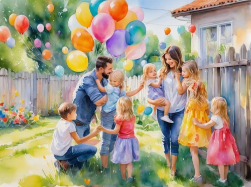little girl with balloons,colorful balloons,rainbow color balloons,children's birthday,water balloons,balloons,children's background,parents with children,blue balloons,balloons flying,pink balloons,oil painting on canvas,baloons,happy birthday balloons,corner balloons,kids illustration,kids party,painting easter egg,parents and children,birthday balloons,Illustration,Paper based,Paper Based 11