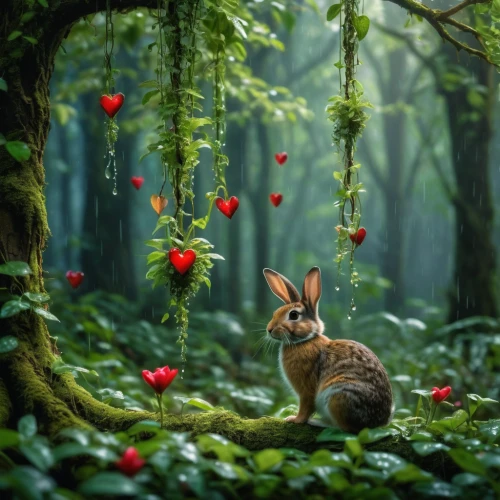 nature love,fairy forest,wild rabbit,forest animal,bunny on flower,a heart for animals,wild hare,fairytale forest,young hare,cottontail,european rabbit,woodland animals,forest animals,rabbits and hares,hares,enchanted forest,forest fruit,tree heart,mountain cottontail,hare trail,Photography,General,Natural