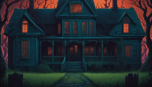 witch's house,the haunted house,haunted house,witch house,creepy house,lonely house,house silhouette,halloween illustration,house in the forest,halloween wallpaper,halloween poster,halloween background,haunted,victorian house,abandoned house,victorian,old home,little house,halloween scene,apartment house,Conceptual Art,Daily,Daily 25