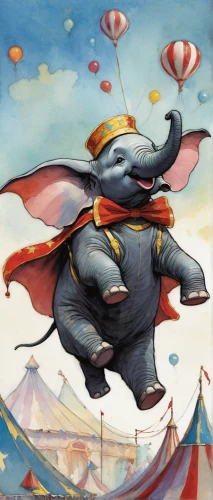 dumbo,circus elephant,circus animal,pachyderm,circus tent,circus,whimsical animals,elephant ride,rhinoceros,elephant,blue elephant,circus show,elephant's child,cartoon elephants,big top,pot whale,elephantine,shanghai disney,game illustration,anthropomorphized animals,Illustration,Paper based,Paper Based 05