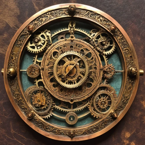 ornate pocket watch,steampunk gears,ship's wheel,astronomical clock,magnetic compass,bearing compass,compass,longcase clock,compass direction,decorative plate,clockmaker,wall clock,wall plate,pocket watch,bell plate,circular ornament,harmonia macrocosmica,vintage pocket watch,compass rose,steampunk,Illustration,Realistic Fantasy,Realistic Fantasy 13