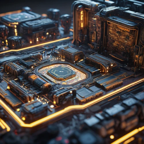 tilt shift,mining facility,ancient city,solar cell base,transport hub,3d render,circuitry,industrial area,coliseum,circuit board,space port,3d rendered,court of justice,hospital landing pad,refinery,district 9,panopticon,development concept,maze,render,Photography,General,Sci-Fi