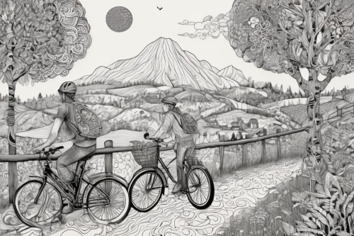 artistic cycling,bicycle racing,bicycle ride,cyclists,cassette cycling,cyclist,bicycle,cycling,cross-country cycling,bicycles,bicycling,road bicycle racing,bicycle riding,bike land,bicycle path,cross country cycling,mountain bike,road cycling,bicycle lane,velocipede,Illustration,Black and White,Black and White 11