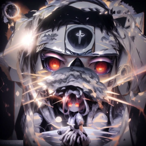 endoskeleton,iron mask hero,cyborg,halloween banner,daruma,katakuri,death god,skull mask,day of the dead frame,the eyes of god,twitch icon,steam icon,shaman,ffp2 mask,cg artwork,edit icon,bot icon,shinigami,cybernetics,shinobi