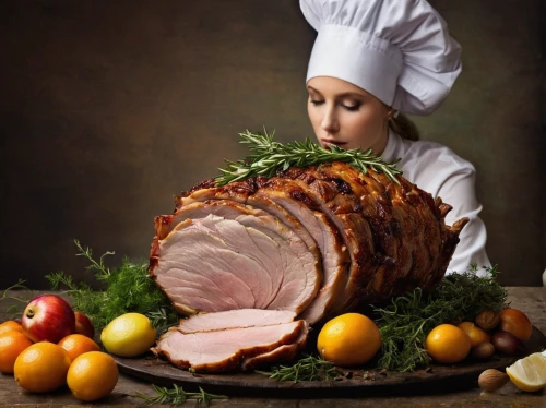 roast pork,porchetta,galantine,pork loin,gammon,pork tenderloin,turkey ham,pork,black forest ham,ham,turducken,pork barbecue,cuttingboard,leberkäse,twice cooked pork,lardo,mortadella,chef,turkey meat,bayonne ham,Photography,Artistic Photography,Artistic Photography 14