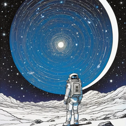 space art,astronautics,sci fiction illustration,astronomy,earth rise,spacewalks,tranquility base,spacesuit,spaceman,cosmonautics day,space,astronomer,spacewalk,astronaut,space walk,astronomical,space-suit,space travel,sidonia,outer space,Illustration,American Style,American Style 14