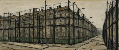 braque saint-germain,prison fence,david bates,scaffolding,scaffold,steel scaffolding,unfenced,universal exhibition of paris,birdcage,menger,trellis,louvre,prison,cage,wicker fence,greenhouse,gasometer,braque francais,bird cage,mondrian,Art,Artistic Painting,Artistic Painting 01