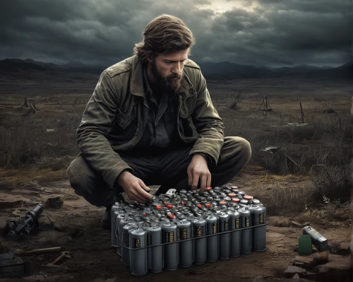 multipurpose battery,photo manipulation,conceptual photography,batteries,energy drinks,photoshop manipulation,cans of drink,spray cans,energy drink,aa battery,kefir,post apocalyptic,car battery,post-apocalypse,digital compositing,motorcycle battery,apocalypse,photomanipulation,the batteries,lost in war,Illustration,Abstract Fantasy,Abstract Fantasy 03