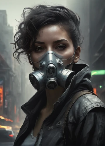 respirator,pollution mask,respirators,cyberpunk,the pollution,sci fiction illustration,dystopian,smoke background,ventilation mask,industrial smoke,hazardous,bane,pollution,post apocalyptic,protective mask,the pandemic,breathing mask,pandemic,biohazard,gas mask,Conceptual Art,Fantasy,Fantasy 11