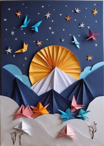 duvet cover,origami paper,origami paper plane,paper art,quilt,star bunting,constellation swan,bed linen,sails of paragliders,kites,nautical bunting,flying birds,parachute fly,bedding,lampion,angel lanterns,flock of birds,origami,parachute,parachutes,Unique,Paper Cuts,Paper Cuts 02