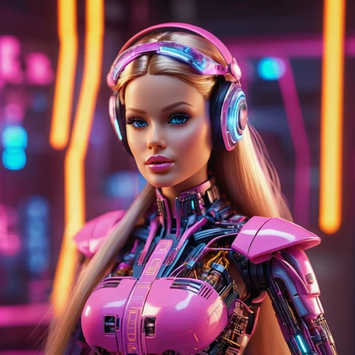 barbie,symetra,retro girl,pink vector,cyberpunk,retro woman,3d render,80s,ai,cosmetic,nova,cyber,3d rendered,3d model,pink beauty,maya,scifi,barbie doll,futuristic,cyborg,Photography,General,Sci-Fi
