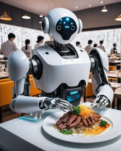 machine learning,artificial intelligence,robots,automation,chat bot,industrial robot,robotics,chatbot,minibot,robot,social bot,fine dining restaurant,bot training,ai,restaurants online,bot,robot in space,alipay,autonomous,chef,Illustration,Japanese style,Japanese Style 05