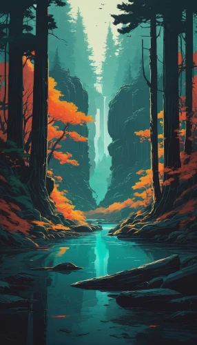 forest,forests,the forest,the forests,forest landscape,streams,forest glade,haunted forest,forest background,the woods,forest path,forest dark,autumn forest,forest walk,backwater,swampy landscape,wilderness,forest of dreams,lagoon,evening lake,Conceptual Art,Fantasy,Fantasy 32