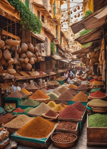 spice market,spice souk,colored spices,indian spices,souk,spices,marrakesh,souq,grand bazaar,morocco,herbs and spices,vegetable market,marrakech,morocco lanterns,nizwa souq,jaisalmer,the market,freekeh,market stall,hippy market,Illustration,Abstract Fantasy,Abstract Fantasy 11