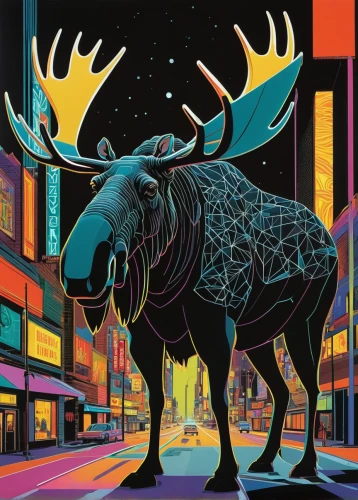 bull moose,deer illustration,moose,glowing antlers,moose antlers,elk,caribou,stag,buffalo,manchurian stag,pere davids deer,deer bull,buffalo plaid antlers,buffalo plaid deer,antlers,christmas buffalo raccoon and deer,elks,taurus,elk bull,manitoba,Illustration,Vector,Vector 13