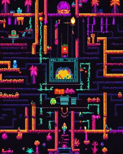 dungeon,chasm,tileable,catacombs,lava cave,space port,pixel cells,dungeons,fairy village,witch's house,cave,wishing well,halloween border,game art,descent,maze,fissure vent,80's design,underground,hall of the fallen,Unique,Pixel,Pixel 04