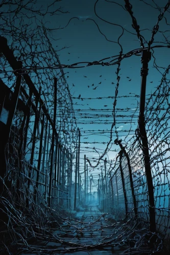 barbed wire,grape vines,barbwire,ribbon barbed wire,vines,grape plantation,the vine,prison fence,concentration camp,barb wire,wire fence,unfenced,grapevines,winegrowing,viticulture,grape vine,trellis,vineyard,passion vines,wine growing,Illustration,Japanese style,Japanese Style 04