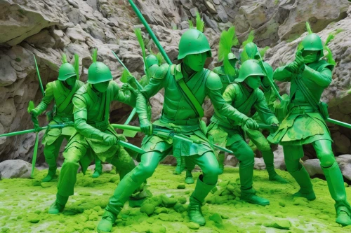 army men,patrol,guards of the canyon,elves,green animals,trumpet creepers,hanging elves,diorama,green skin,band winged grasshoppers,play figures,miniature figures,parsley family,storm troops,cactus apples,patrols,elves flight,green,figurines,clay figures,Photography,Fashion Photography,Fashion Photography 25