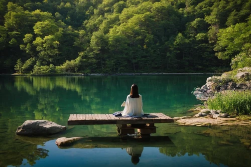 floating over lake,calm water,tranquility,slovenia,beautiful lake,peacefulness,calm waters,meditate,peaceful,lake bled,canim lake,perched on a log,stone balancing,idyll,tranquil,background view nature,inner peace,floating stage,mountainlake,decebalus,Conceptual Art,Daily,Daily 03