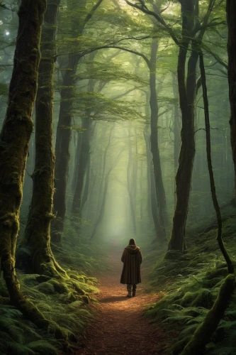 forest path,the mystical path,the wanderer,forest walk,germany forest,forest man,the path,jrr tolkien,forest of dean,forest of dreams,forest landscape,wanderer,the forest,forest background,fantasy picture,the woods,world digital painting,enchanted forest,druid grove,beech forest,Conceptual Art,Daily,Daily 04