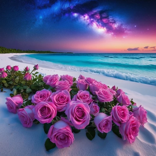 flowerful desert,splendor of flowers,beach moonflower,cosmic flower,splendid colors,flowers celestial,rose pink colors,purple rose,purple landscape,magic star flower,purple and pink,colorful flowers,colorful roses,blue moon rose,spray roses,flower background,sailing blue purple,landscape rose,romantic rose,sky rose,Photography,General,Natural