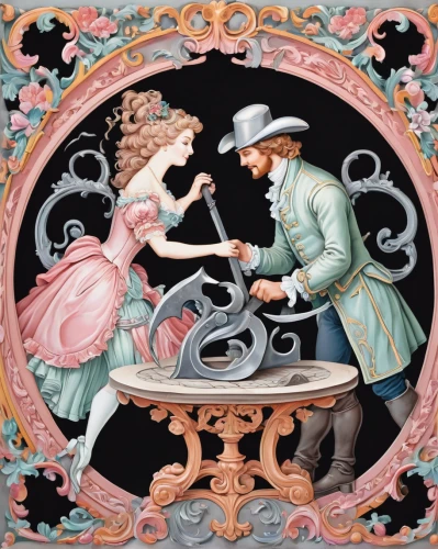 tea service,decorative plate,harmonia macrocosmica,meticulous painting,watchmaker,tea party,hatmaking,ceramic hob,clockmaker,confectioner,kate greenaway,orrery,the gramophone,tureen,rococo,alice in wonderland,chamber pot,tinsmith,hat manufacture,vintage china,Conceptual Art,Fantasy,Fantasy 24