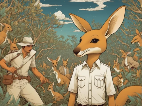 hare field,hare trail,forest workers,rabbits and hares,rabbits,fox and hare,hares,safari,hare of patagonia,jack rabbit,kit fox,gray hare,game illustration,kangaroo mob,wild hare,steppe hare,animal migration,hare coursing,australian wildlife,field hare,Illustration,Japanese style,Japanese Style 15