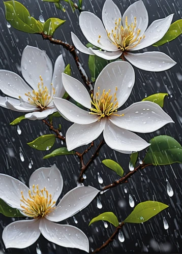 rain lily,white plumeria,white magnolia,white blossom,cherry blossom in the rain,star magnolia fin the rain,white flower cherry,white petals,cherokee rose,flower illustrative,star magnolia,white water lilies,flowers png,white water lily,flower painting,flower background,jasmin flower,white flower,japanese anemone,southern magnolia,Illustration,Japanese style,Japanese Style 11