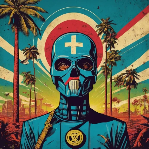 medicine icon,medical icon,crossbones,om,medical sister,capitanamerica,the pandemic,cd cover,terminator,radiation,oncology,gorilla soldier,dead earth,surgeon,war monkey,skull and cross bones,skull and crossbones,days of the dead,cool pop art,physician,Illustration,American Style,American Style 10