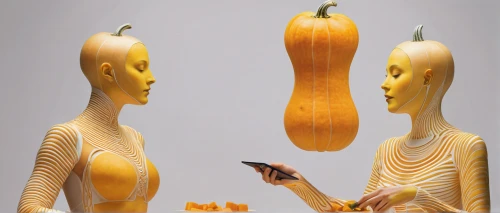 pumpkin heads,gourds,funny pumpkins,decorative squashes,table lamps,decorative pumpkins,gourd,butternut squash,mannequins,citrus juicer,butternut,pumpkins,wooden figures,calabaza,marzipan figures,woman eating apple,pumpkin carving,ornamental gourds,orange slices,halloween pumpkins,Conceptual Art,Sci-Fi,Sci-Fi 24