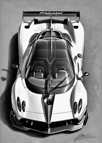 ford gt 2020,mosler mt900,ford gt,porsche 906,sportscar,porsche 911 gt1,ford gt40,pagani zonda,porsche 907,radical sr8,ferrari fxx,american sportscar,daytona sportscar,porsche 917,ferrari enzo,mclaren f1,automotive design,supercar,supercar car,pagani,Illustration,Black and White,Black and White 30