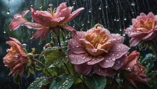 rain lily,rainwater drops,raindrops,rain shower,raindrop rose,amaryllis belladonna,rain drops,pink dahlias,after rain,red rose in rain,rainy,rhododendron,in the rain,after the rain,dahlias,pacific rhododendron,water flower,vancouver dahlia,azaleas,spark of shower,Conceptual Art,Fantasy,Fantasy 27