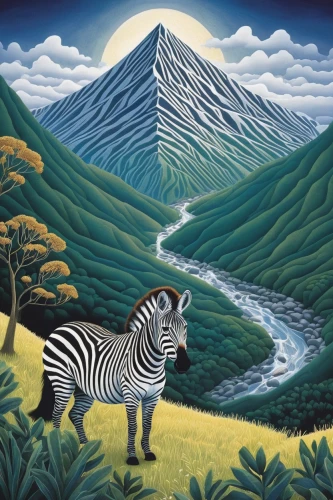 zebra,zebras,diamond zebra,zebra pattern,burchell's zebra,zebra crossing,david bates,quagga,serengeti,zebra rosa,baby zebra,pachamama,safari,kilimanjaro,mountain scene,machu,khokhloma painting,ica - peru,el salvador dali,optical illusion,Illustration,Realistic Fantasy,Realistic Fantasy 11