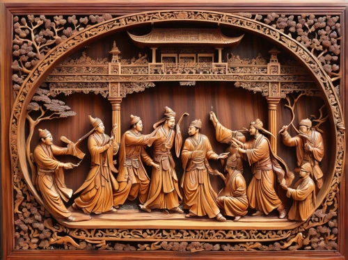the court sandalwood carved,wood carving,carved wood,panel,carvings,lyre box,wall panel,wood art,embossed rosewood,carving,woodwork,pentecost,decorative frame,cabinet,tabernacle,wood board,ornamental wood,transport panel,nativity of christ,carved,Conceptual Art,Graffiti Art,Graffiti Art 09