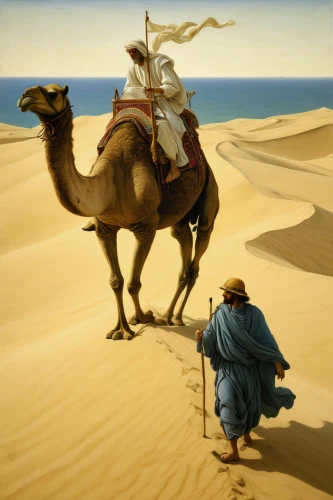 camel caravan,dromedaries,arabian camel,rem in arabian nights,dromedary,two-humped camel,camelride,bedouin,male camel,orientalism,shadow camel,camel train,camel,merzouga,libyan desert,middle eastern monk,camels,admer dune,nomadic people,flying carpet,Art,Classical Oil Painting,Classical Oil Painting 43