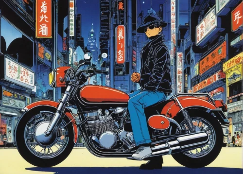 motorcycle,motorbike,black motorcycle,motorcycles,clamp,suzuki,yamaha,bike pop art,suzuki x-90,bike,honda domani,motorcycling,yukio,bikes,motor-bike,riding ban,biker,triumph,honda avancier,motorcycle tour,Illustration,Japanese style,Japanese Style 11