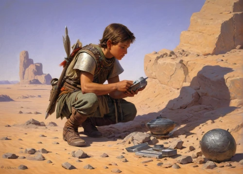 neo-stone age,nomadic children,nomadic people,neolithic,snake charmers,anasazi,stone tool,archaeology,nomad,painting easter egg,bedouin,merzouga,metalsmith,nomads,woman at the well,samaritan,the wanderer,capture desert,orientalism,stone age,Art,Classical Oil Painting,Classical Oil Painting 10