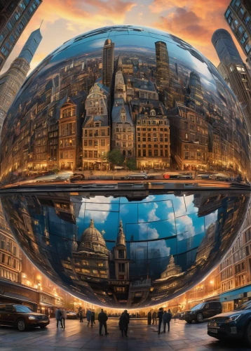 spherical image,glass sphere,360 ° panorama,panoramical,universal exhibition of paris,waterglobe,giant soap bubble,globe,parallel worlds,crystal ball-photography,yard globe,360 °,spherical,the globe,musical dome,little planet,crystal ball,world digital painting,photomontage,glass ball,Art,Classical Oil Painting,Classical Oil Painting 17