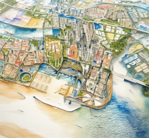 yokohama,seaside resort,dubrovnik city,busan,osaka bay,sanya,osaka port,gunkanjima,honolulu,willemstad,monaco,aerial landscape,aerial view of beach,xiamen,aerial view umbrella,french digital background,stone town,artificial islands,hashima,marseille