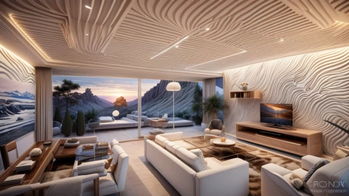 modern living room,interior modern design,interior design,luxury home interior,snowhotel,modern decor,modern room,livingroom,3d rendering,cabin,living room,great room,alpine style,chalet,interior decoration,the cabin in the mountains,home cinema,sky space concept,dunes house,ufo interior