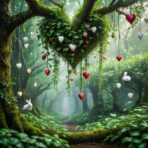 tree heart,fairy forest,enchanted forest,nature love,hanging hearts,elven forest,the luv path,garden of eden,fairy world,fairytale forest,the heart of,heart shrub,faery,bleeding heart,fantasy picture,heart background,heart flourish,heart cherries,forest of dreams,forest background,Photography,General,Natural