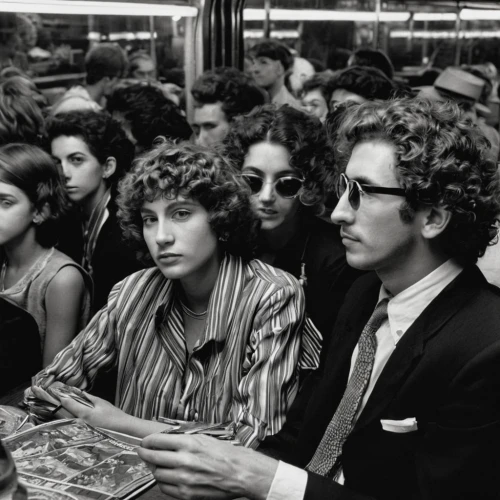 train ride,london underground,60s,70s,commuting,crowded,1980's,early train,the style of the 80-ies,hipsters,subway,vintage 1978-82,train compartment,1980s,crowd of people,train way,people reading newspaper,mannequins,crowd,subway system,Photography,Black and white photography,Black and White Photography 14