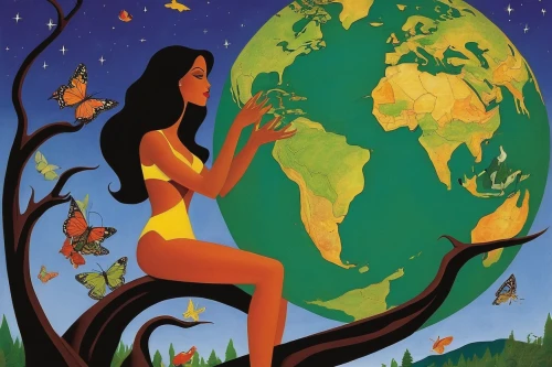 mother earth,earth day,love earth,loveourplanet,mother earth statue,mother nature,ecological footprint,girl with tree,embrace the world,earth chakra,the earth,ecological sustainable development,earth,planet earth,spring equinox,global oneness,environmentally sustainable,other world,harmonia macrocosmica,earth hour,Illustration,American Style,American Style 05