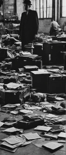 pile of newspapers,mail flood,documents,paperwork,the documents,manuscript,the local administration of mastery,herbarium,pile of books,typewriting,paper consumption,newspapers,concentration camp,notebooks,newspaper reading,waste paper,digitization of library,expenses management,people reading newspaper,workhouse,Photography,Black and white photography,Black and White Photography 14