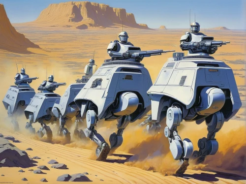 droids,turrets,guards of the canyon,patrols,storm troops,camel train,futuristic landscape,space ships,convoy,camel caravan,spaceships,fleet and transportation,caravan,starship,valerian,excavators,kosmus,sci fi,tau,clone jesionolistny,Conceptual Art,Sci-Fi,Sci-Fi 15