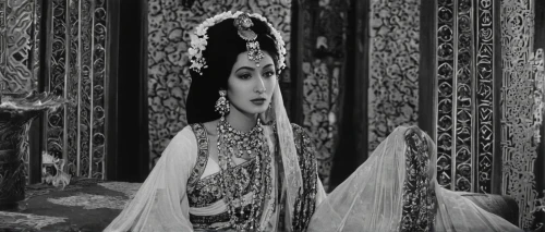 orientalism,silent screen,miss circassian,bollywood,lillian gish - female,partition,anna may wong,rem in arabian nights,jaya,lily of the nile,dulzaina,kul-sharif,greer garson-hollywood,belly dance,indian bride,bulandra theatre,hedy lamarr-hollywood,silent film,radha,sari,Photography,Black and white photography,Black and White Photography 13