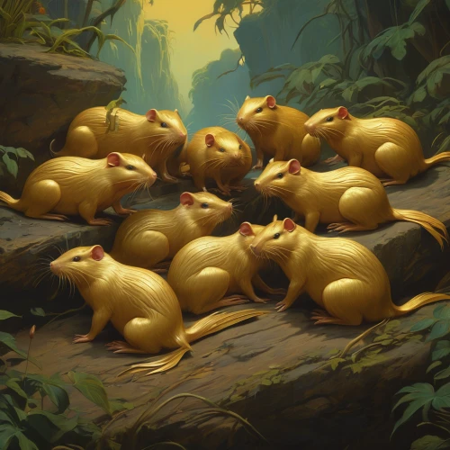 many teat mice,rodents,mice,white footed mice,baby rats,vintage mice,corgis,frog gathering,rodentia icons,chinese tree chipmunks,guinea pigs,ducklings,hatchlings,squirrels,otters,wallabies,flock of chickens,hedgehogs hibernate,hatching chicks,rats,Conceptual Art,Fantasy,Fantasy 01