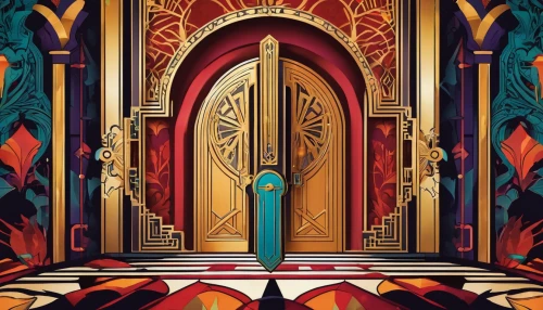 art deco background,doors,art deco,metallic door,the door,art deco ornament,art nouveau design,door,threshold,the threshold of the house,doorway,frame illustration,keyhole,door key,temples,art nouveau,art deco border,portal,transistor,church door,Illustration,Vector,Vector 16