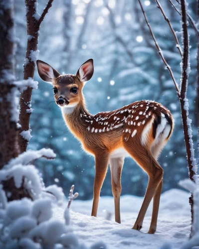 winter deer,white-tailed deer,european deer,dotted deer,deer-with-fawn,male deer,whitetail,winter animals,young deer,deer with cub,fawns,deers,young-deer,deer,spotted deer,fawn,pere davids deer,bambi,fallow deer,pere davids male deer,Illustration,Realistic Fantasy,Realistic Fantasy 45